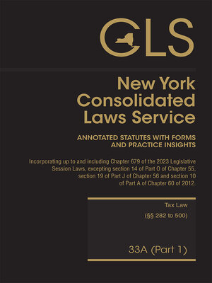 cover image of New York Consolidated Laws Service